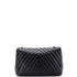 Double Stitch Flap Bag Chevron Lambskin Jumbo