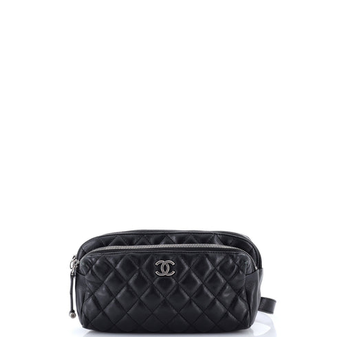 Street CC Waist Bag Quilted Calfskin