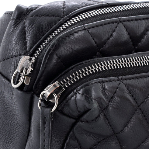 Street CC Waist Bag Quilted Calfskin