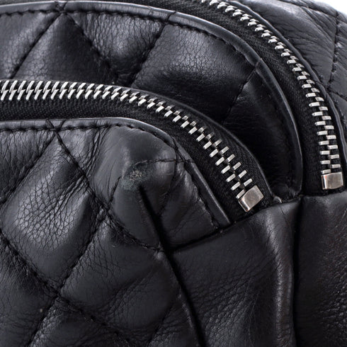 Street CC Waist Bag Quilted Calfskin