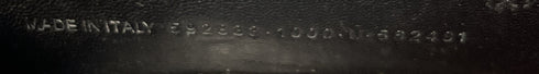 Hourglass Top Handle Bag Crocodile Embossed Leather XS