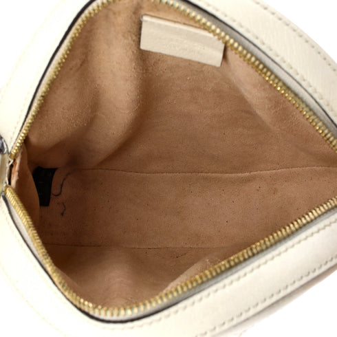 Ophidia Round Shoulder Bag Leather Mini