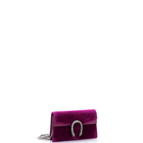 Dionysus Bag Velvet Super Mini