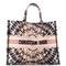 Book Tote Embroidered Canvas Large
