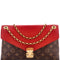 Pallas Chain Shoulder Bag Monogram Canvas and Calfskin