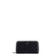 Zip Around Wallet Quilted Lambskin Long