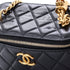 All Slide Long Vanity Case with Chain Quilted Lambskin Small