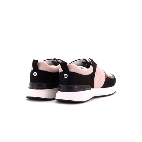 Women's CC Low-Top Sneakers Suede and Fabric