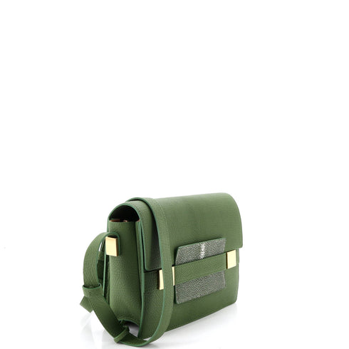 Madame Shoulder Bag Leather with Stingray PM