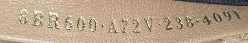 Baguette NM Bag Zucca Embossed Leather Medium