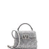 VSling Top Handle Bag Crystal Embellished Leather Mini