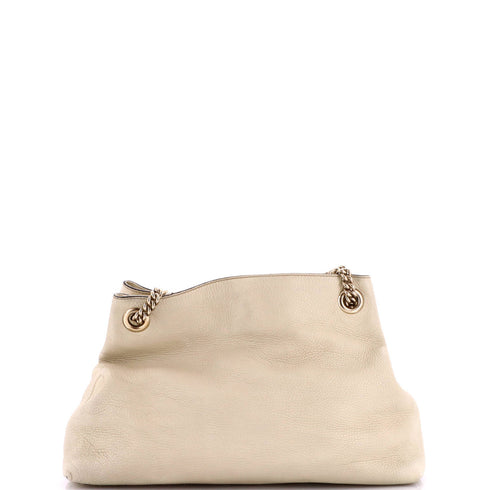 Soho Chain Strap Shoulder Bag Leather Medium