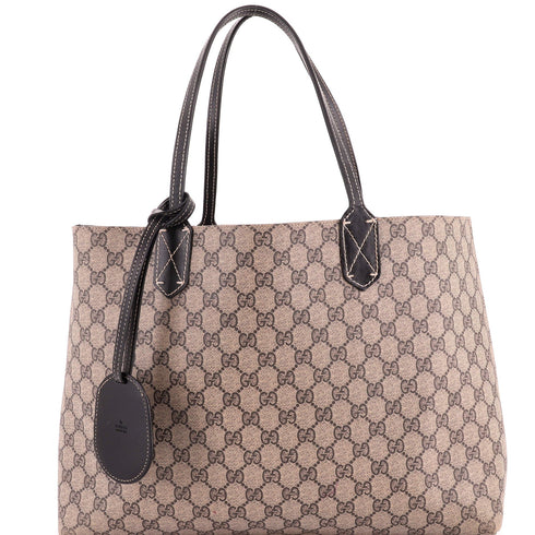 Reversible Tote GG Coated Canvas with Leather Medium
