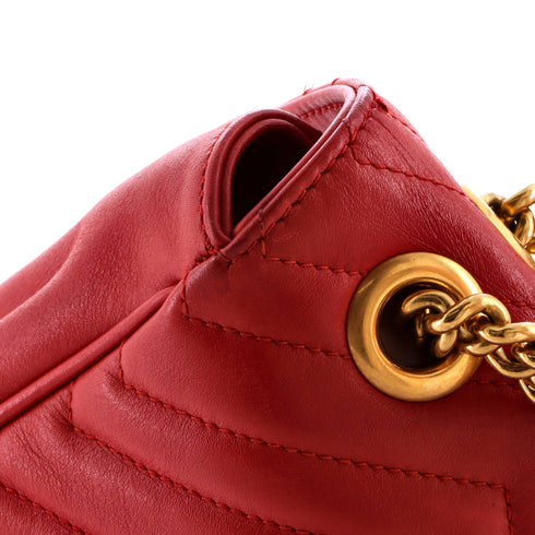 GG Marmont Flap Bag Matelasse Leather Small