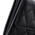 CC Gusset Classic Flap Wallet Quilted Caviar Long