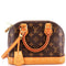 Alma Handbag Monogram Canvas BB