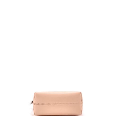 Logo By The Way Satchel Embossed Leather Mini