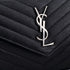Classic Monogram Wallet on Chain Matelasse Chevron Leather Medium