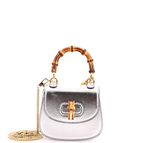Bamboo 1947 Top Handle Bag Leather Super Mini