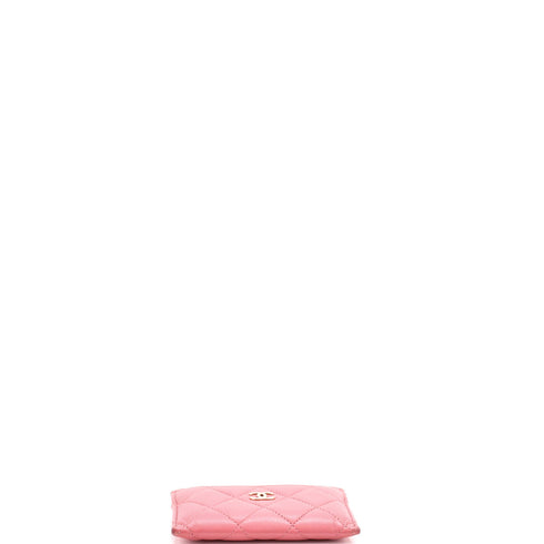 Classic Card Holder Quilted Caviar