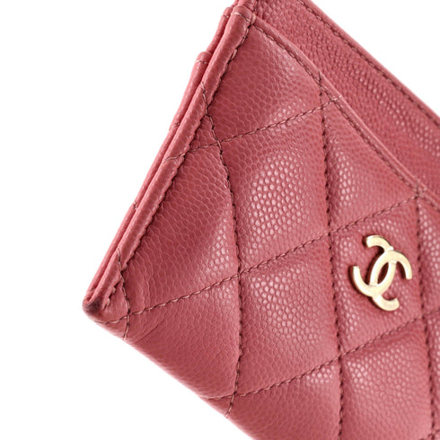 Classic Card Holder Quilted Caviar