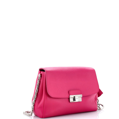 Diorling Shoulder Bag Leather Small