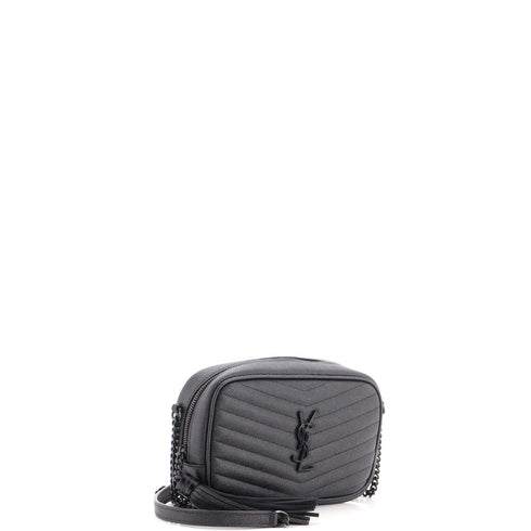 Lou Camera Bag Matelasse Chevron Leather Mini