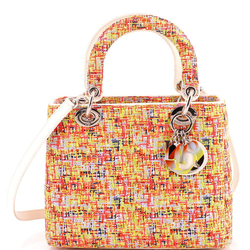 Lady Dior Bag Tweed Medium