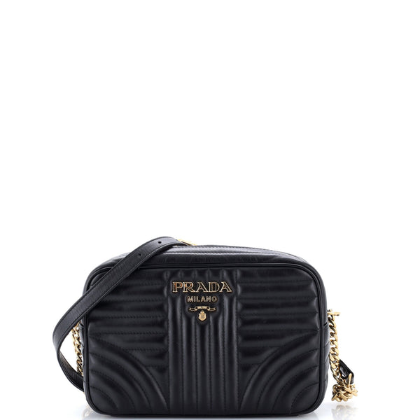Camera Bag Diagramme Quilted Leather Small