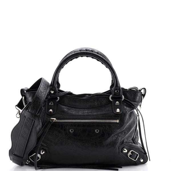 Town Classic Metallic Edge Bag Leather