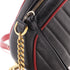 GG Marmont Round Shoulder Bag Diagonal Quilted Leather Mini