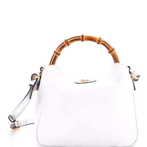 Diana NM Bamboo Shoulder Bag Leather Small