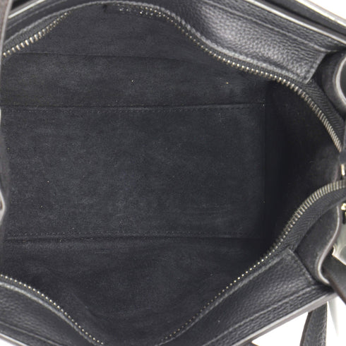 Luggage Bag Grainy Leather Nano