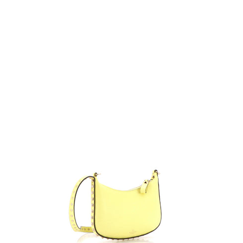 Rockstud Zip Hobo Bag Leather Mini