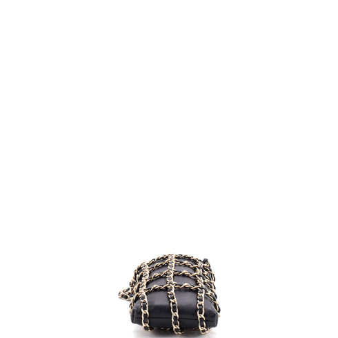 Tech Me Out Clutch With Chain Lambskin