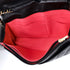 Textured CC Wallet on Chain Quilted Caviar