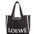 Paula's Ibiza Logo Tote Raffia Large