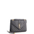 Classic Monogram Envelope Satchel Mixed Matelasse Leather Medium