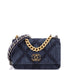19 Wallet on Chain Quilted Denim