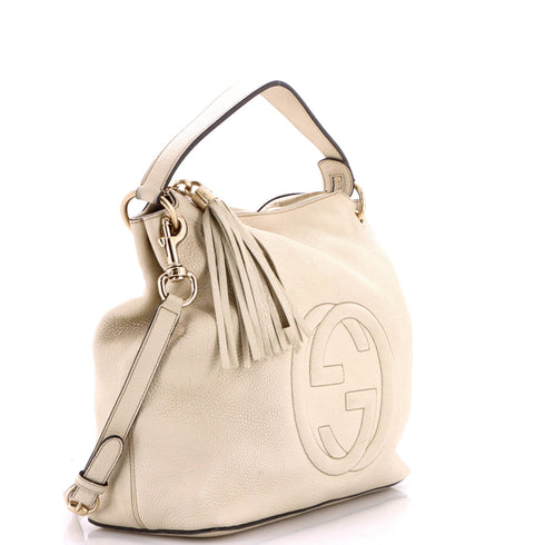Soho Convertible Hobo Leather Large