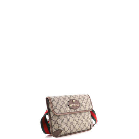 Neo Vintage Flap Belt Bag GG Coated Canvas