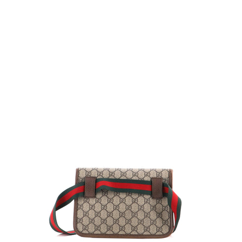 Neo Vintage Flap Belt Bag GG Coated Canvas