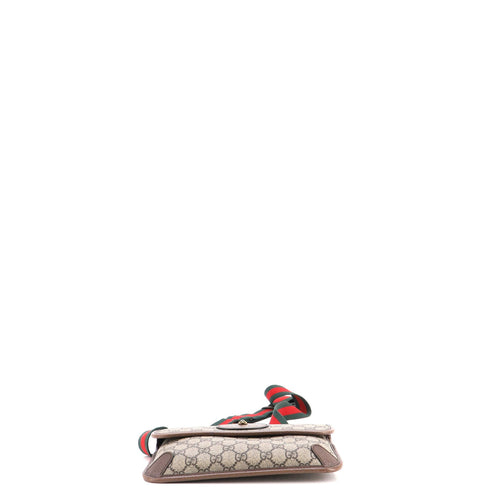 Neo Vintage Flap Belt Bag GG Coated Canvas