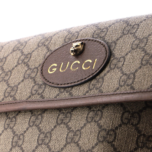 Neo Vintage Flap Belt Bag GG Coated Canvas