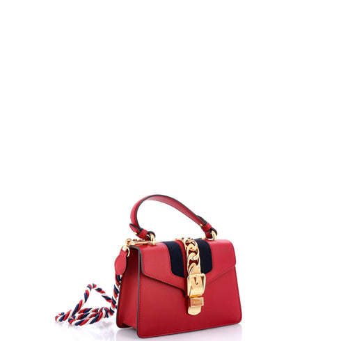 Sylvie Top Handle Bag Leather Mini