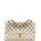 Classic Double Flap Bag Quilted Metallic Calfskin Medium