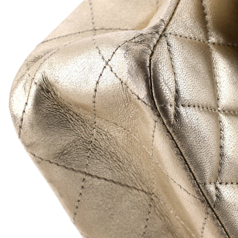 Classic Double Flap Bag Quilted Metallic Calfskin Medium