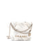 22 Chain Hobo CC Eyelet Embroidered Calfskin Mini
