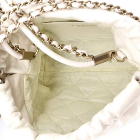 22 Chain Hobo CC Eyelet Embroidered Calfskin Mini