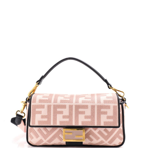 Baguette NM Bag Zucca Embroidered Canvas Medium